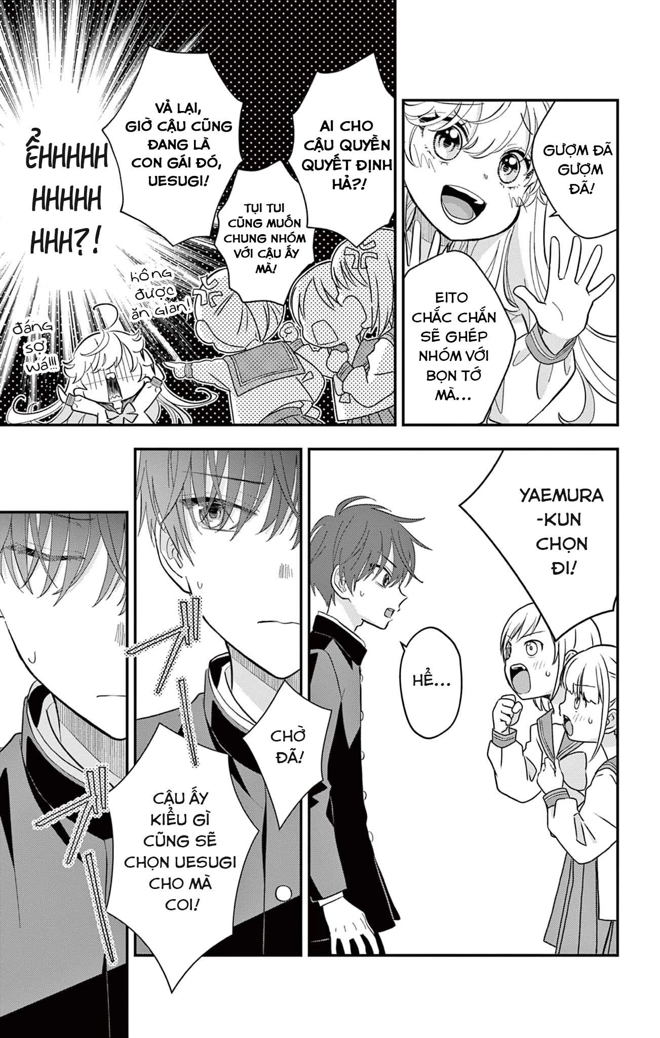 Uesugi-kun muốn từ bỏ làm con gái Chapter 9 - 7