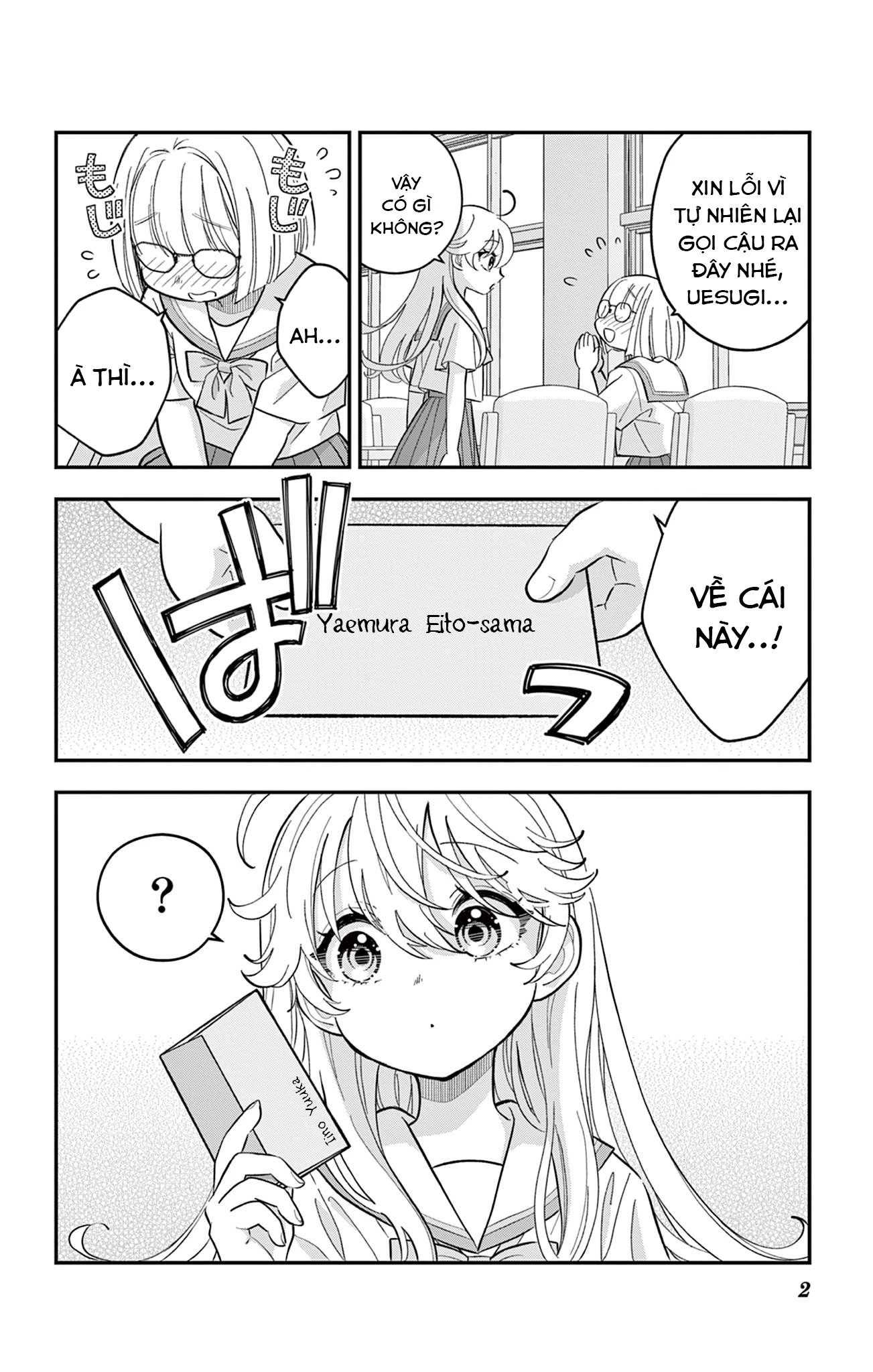 Uesugi-kun muốn từ bỏ làm con gái Chapter 17 - 2