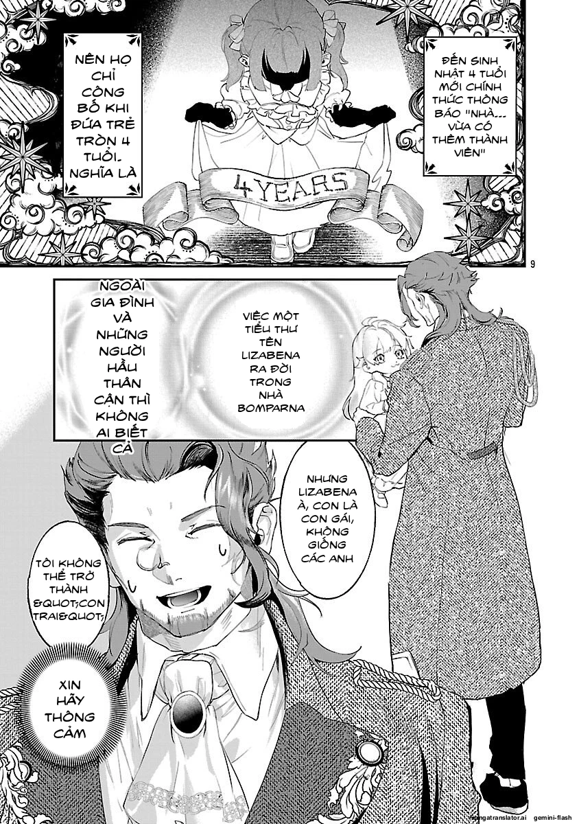 Chuyển sinh thành Ác nữ tiểu thư – Tôi chỉ muốn trở thành con trai để né cờ diệt vong thôi Chapter 1 - 14