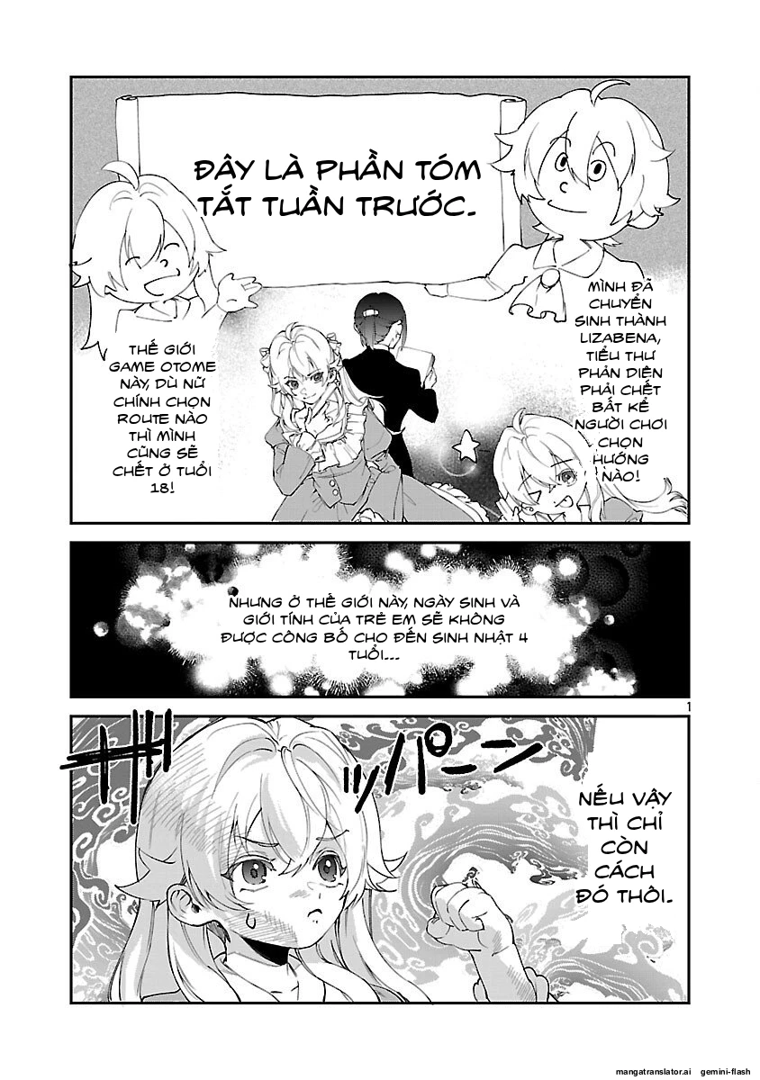 Chuyển sinh thành Ác nữ tiểu thư – Tôi chỉ muốn trở thành con trai để né cờ diệt vong thôi Chapter 2 - 2