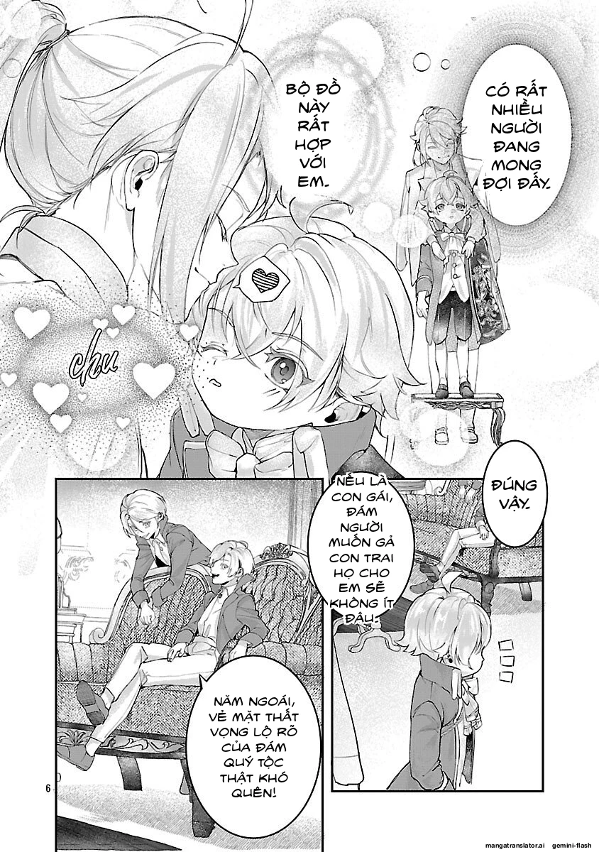 Chuyển sinh thành Ác nữ tiểu thư – Tôi chỉ muốn trở thành con trai để né cờ diệt vong thôi Chapter 3(ngang raw) - 8