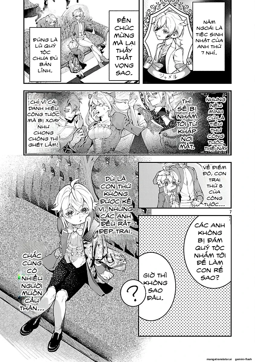 Chuyển sinh thành Ác nữ tiểu thư – Tôi chỉ muốn trở thành con trai để né cờ diệt vong thôi Chapter 3(ngang raw) - 9