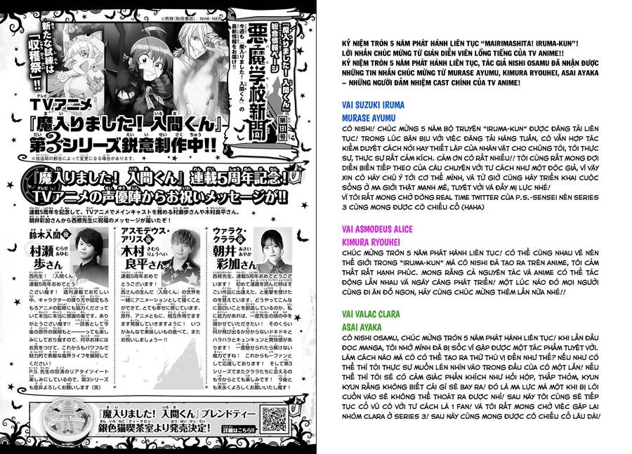 Chào Mừng Cậu Đến Trường Iruma-Kun Chapter 244 - 21