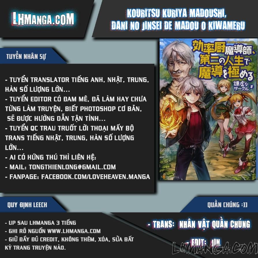 Kouritsu Kuriya Madoushi, Dani No Jinsei De Madou O Kiwameru Chapter 3 - 1