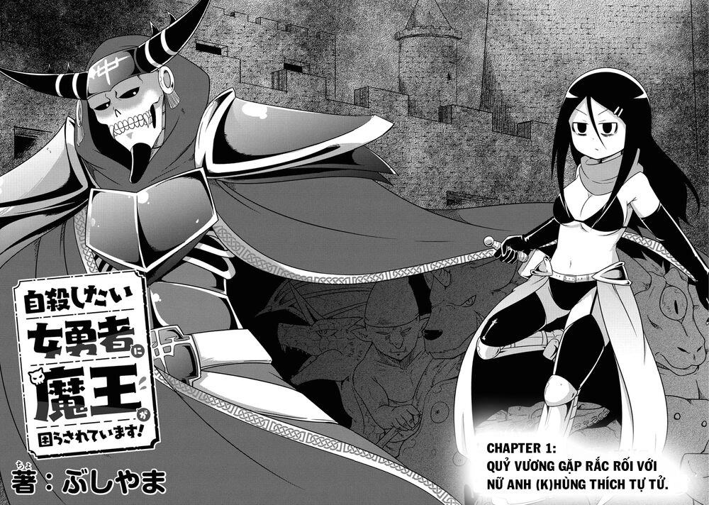 Jisatsushitai Onna Yuusha Ni Maou Ga Komarasareteimasu! Chapter 1 - 6