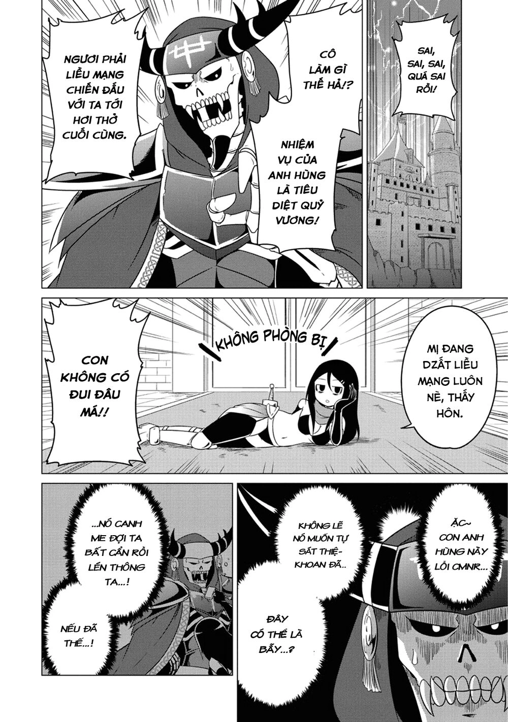 Jisatsushitai Onna Yuusha Ni Maou Ga Komarasareteimasu! Chapter 1 - 7