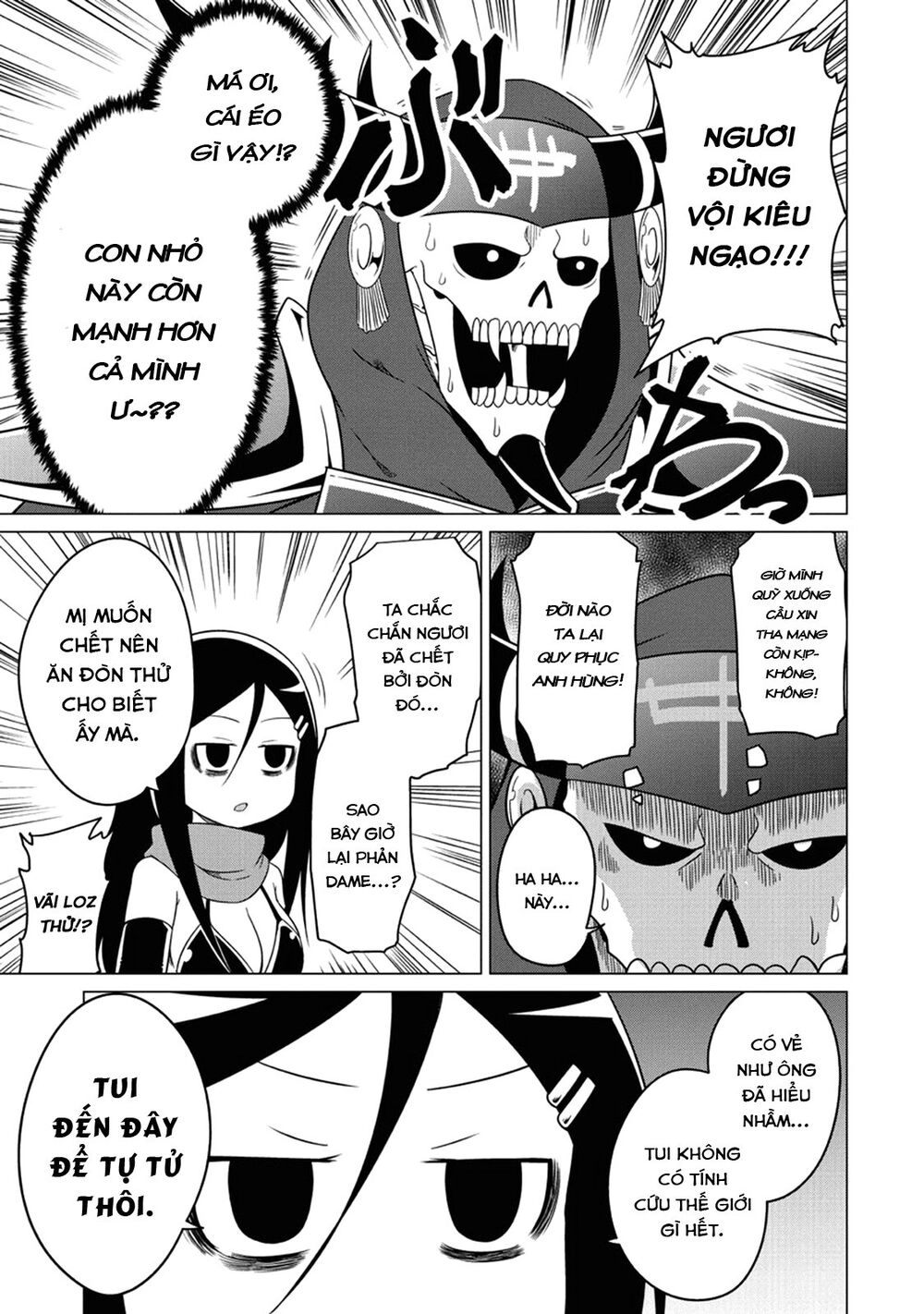 Jisatsushitai Onna Yuusha Ni Maou Ga Komarasareteimasu! Chapter 1 - 14