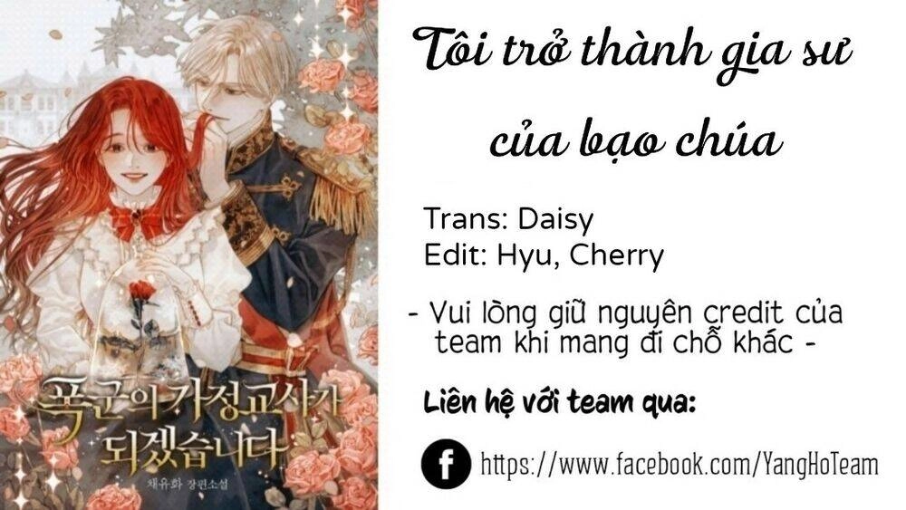 Tôi Trở Thành Gia Sư Của Tên Bạo Chúa Chapter 1.1 - 1