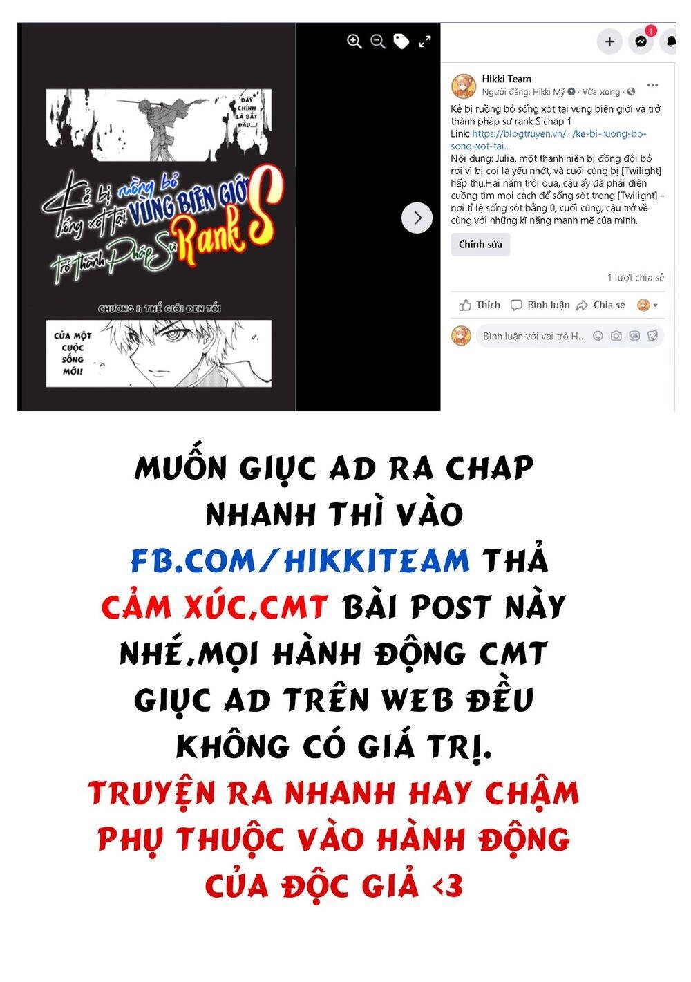 Kẻ Bị Ruồng Bỏ Sống Sót Tại Vùng Biên Giới Và Trở Thành Pháp Sư Rank S Chapter 1 - 43