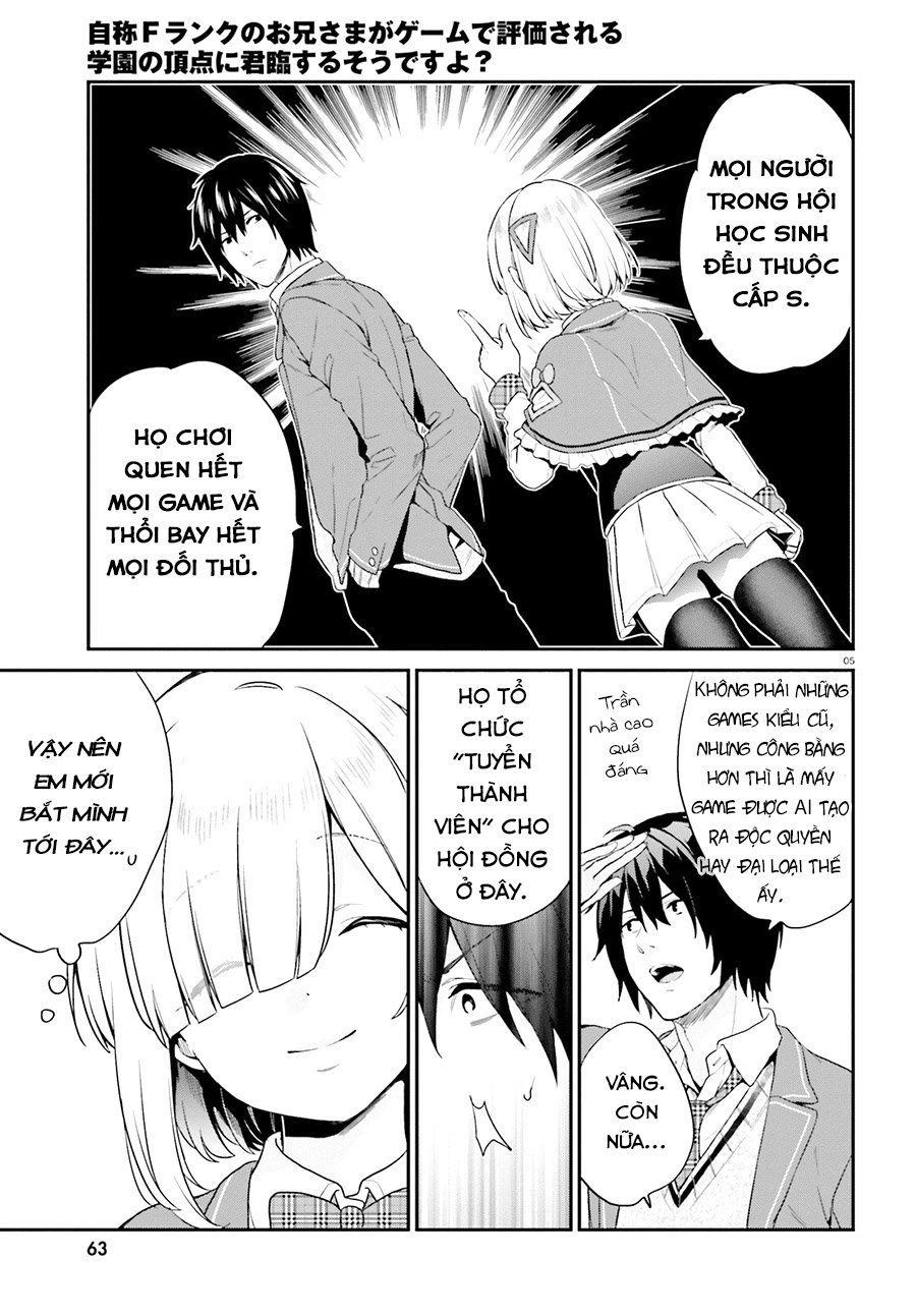 Thanh Niên Hạng F Chính Là Anh Trai Của 1 Cô Em Gái Dễ Thương Chapter 7 - 7