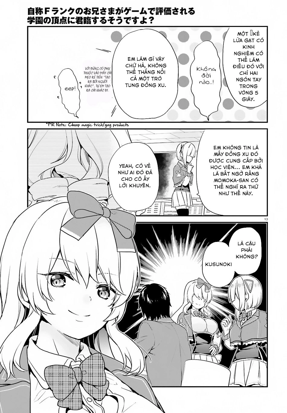 Thanh Niên Hạng F Chính Là Anh Trai Của 1 Cô Em Gái Dễ Thương Chapter 13 - 15