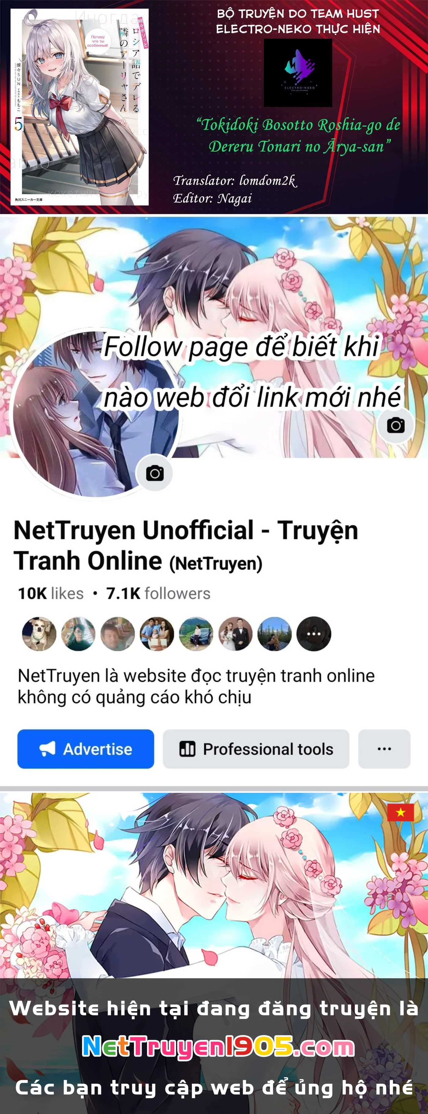 Arya-san bàn bên thi thoảng lại thả thính tôi bằng tiếng Nga Chapter 9.01 - 10