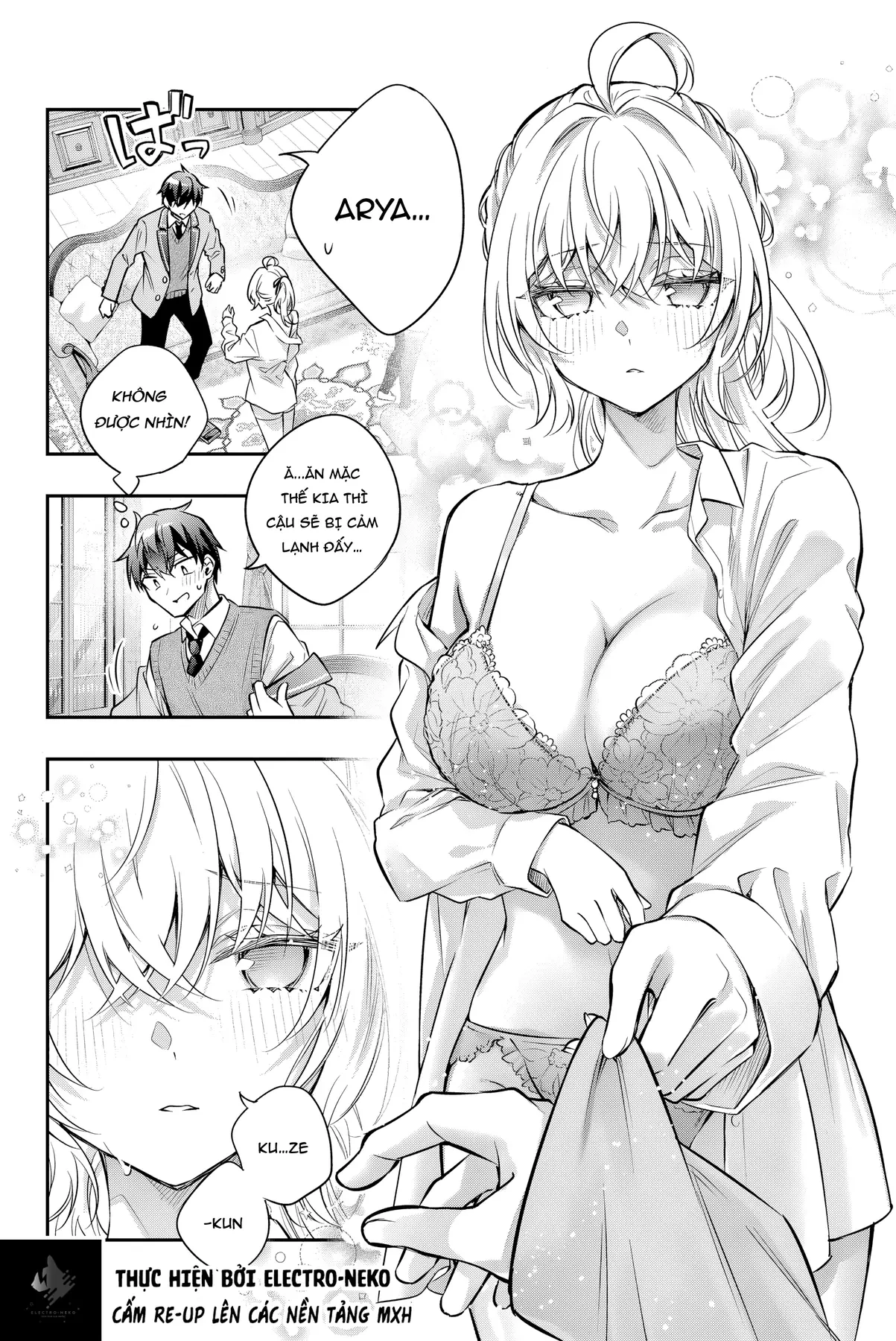 Arya-san bàn bên thi thoảng lại thả thính tôi bằng tiếng Nga Chapter  78 - 10