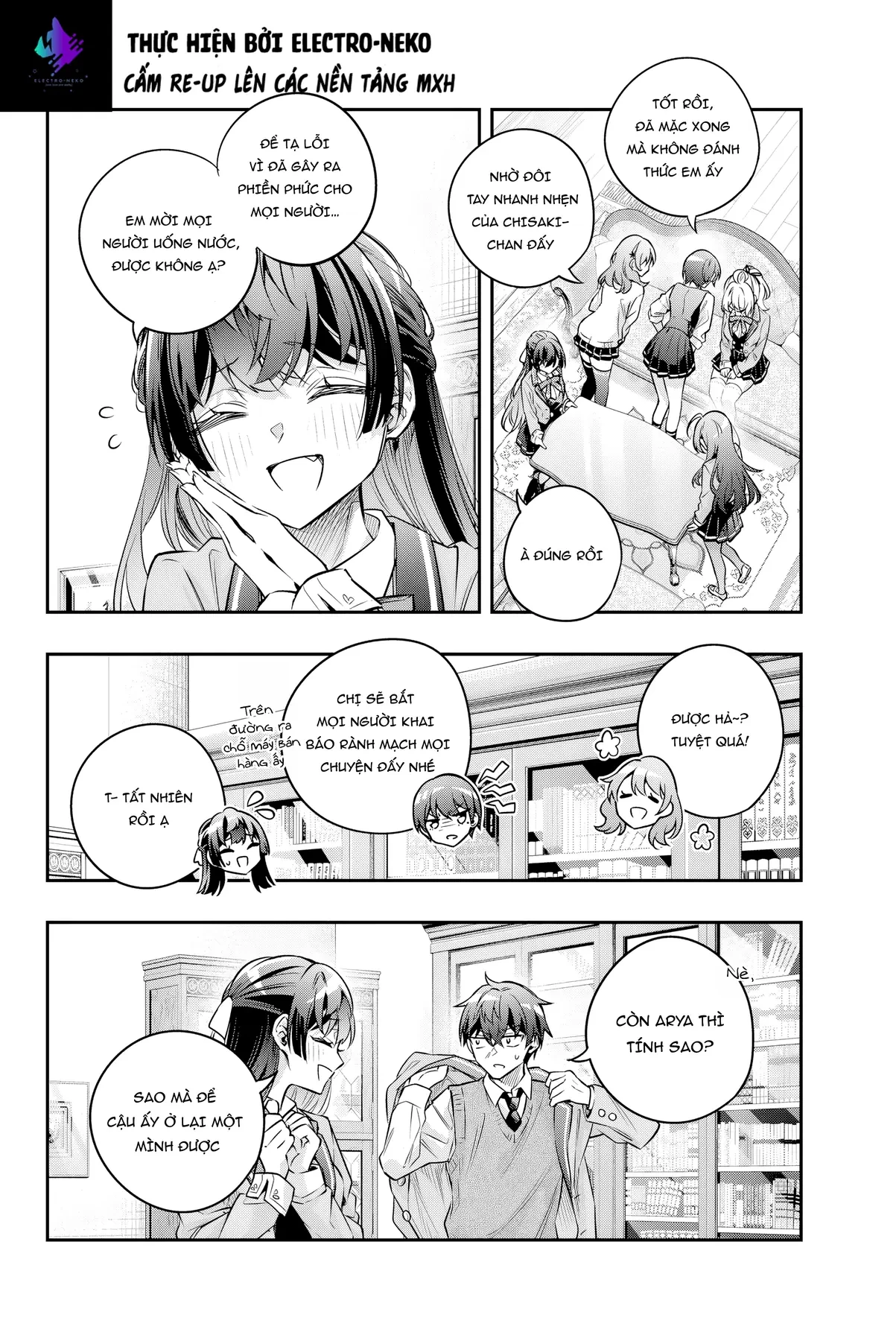 Arya-san bàn bên thi thoảng lại thả thính tôi bằng tiếng Nga Chapter  79 - 13
