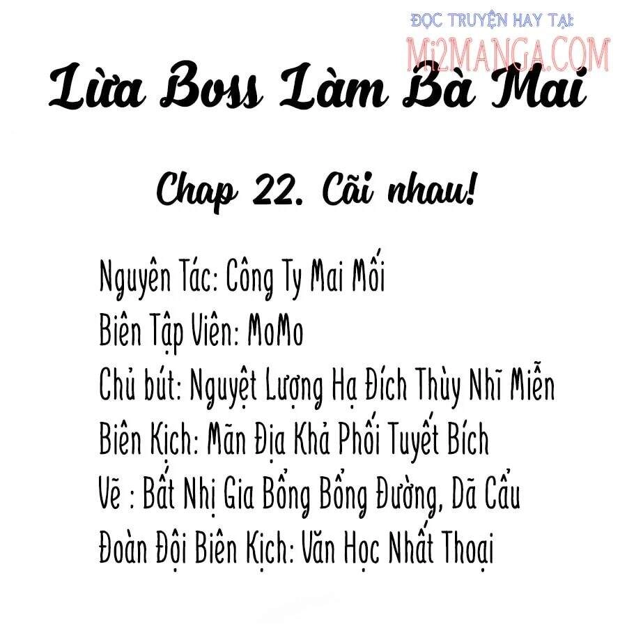 Lừa Boss Làm Bà Mai Chapter 22 - 2