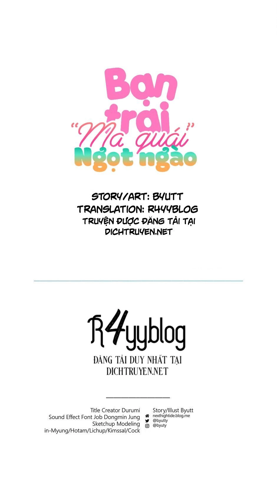 Bạn Trai “Ma Quái” Ngọt Ngào Chapter 1 - 66