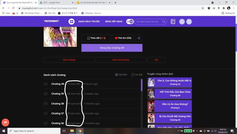 Bị Che Khuất Bởi Mặt Trời Lặn Chapter 42 - 53