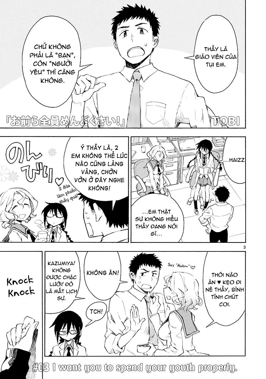 Omaera Zenin Mendokusai! Chapter 3 - 4