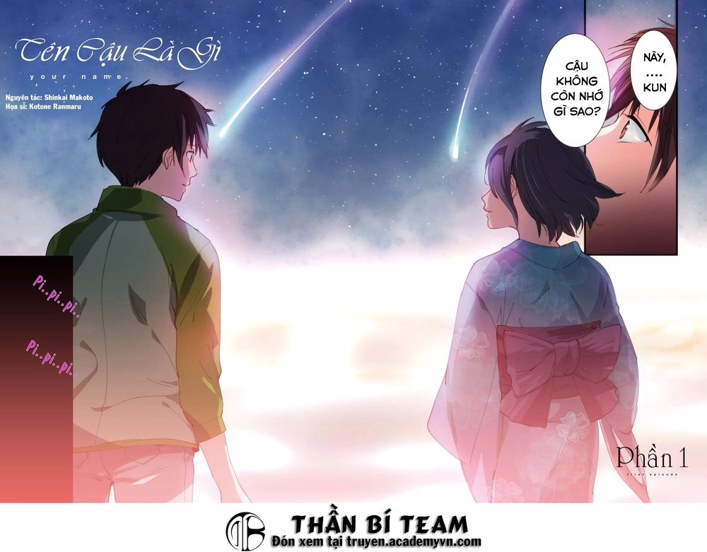 Your Name - Tên Bạn Là Gì? Chapter 1 - 6