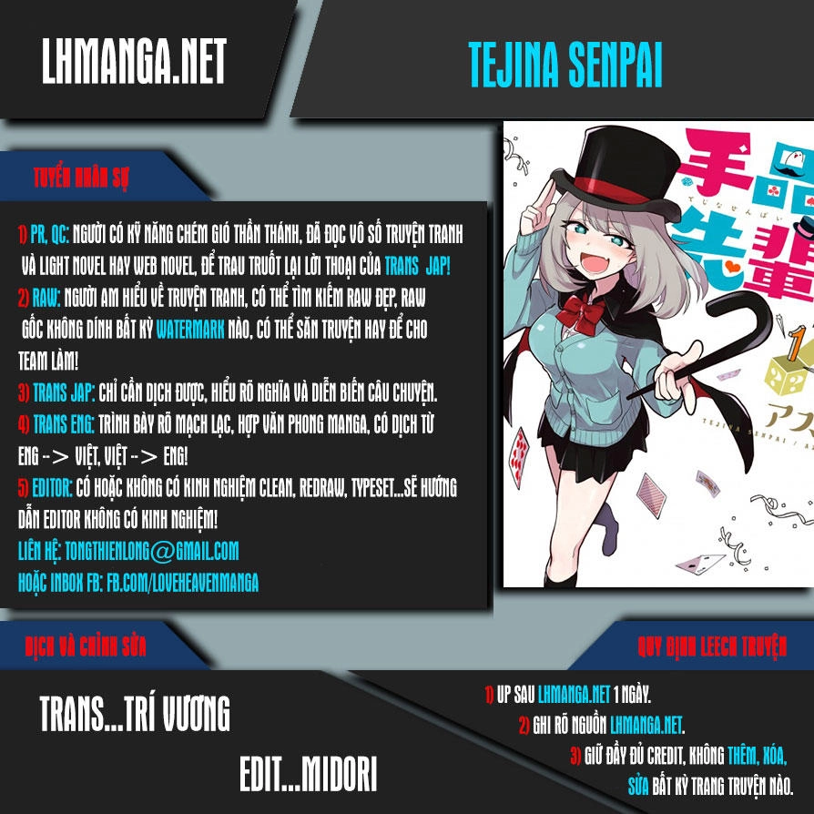 Tejina Senpai Chapter 4 - 1