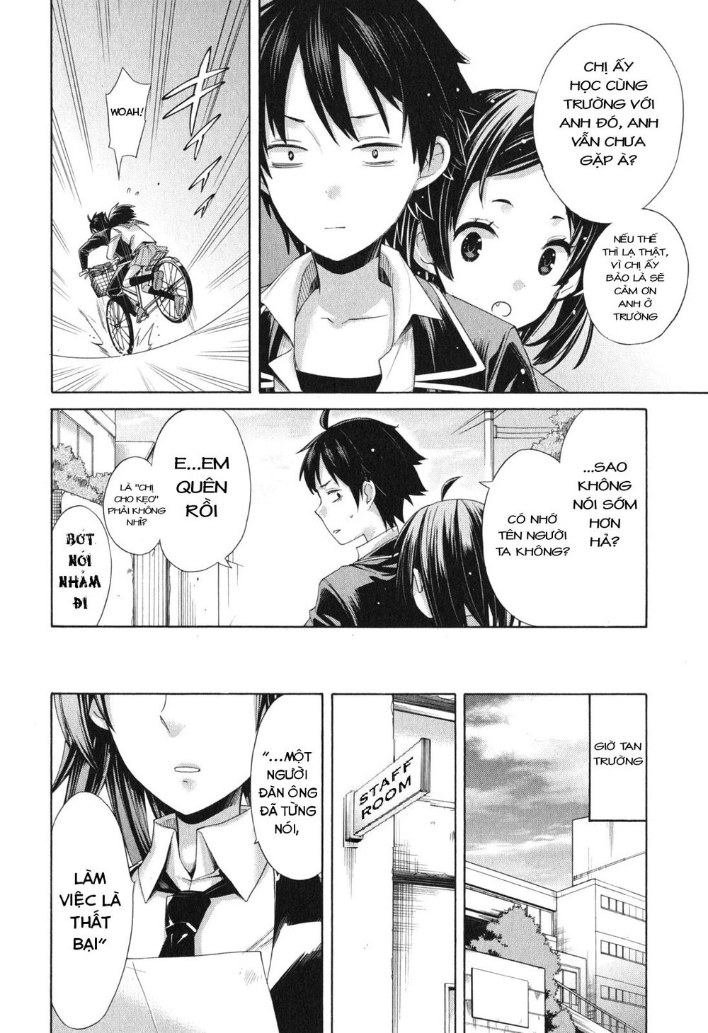 Chuyện Tình Thanh Xuân Bi Hài Của Tôi Quả Nhiên Là Sai Lầm Chapter 8 - 9