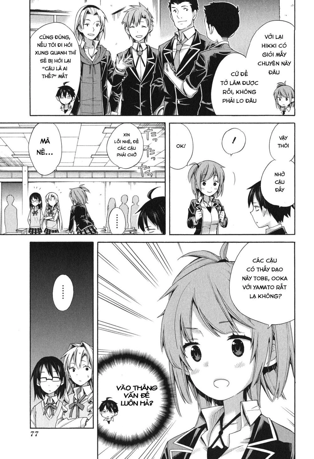 Chuyện Tình Thanh Xuân Bi Hài Của Tôi Quả Nhiên Là Sai Lầm Chapter 9 - 12