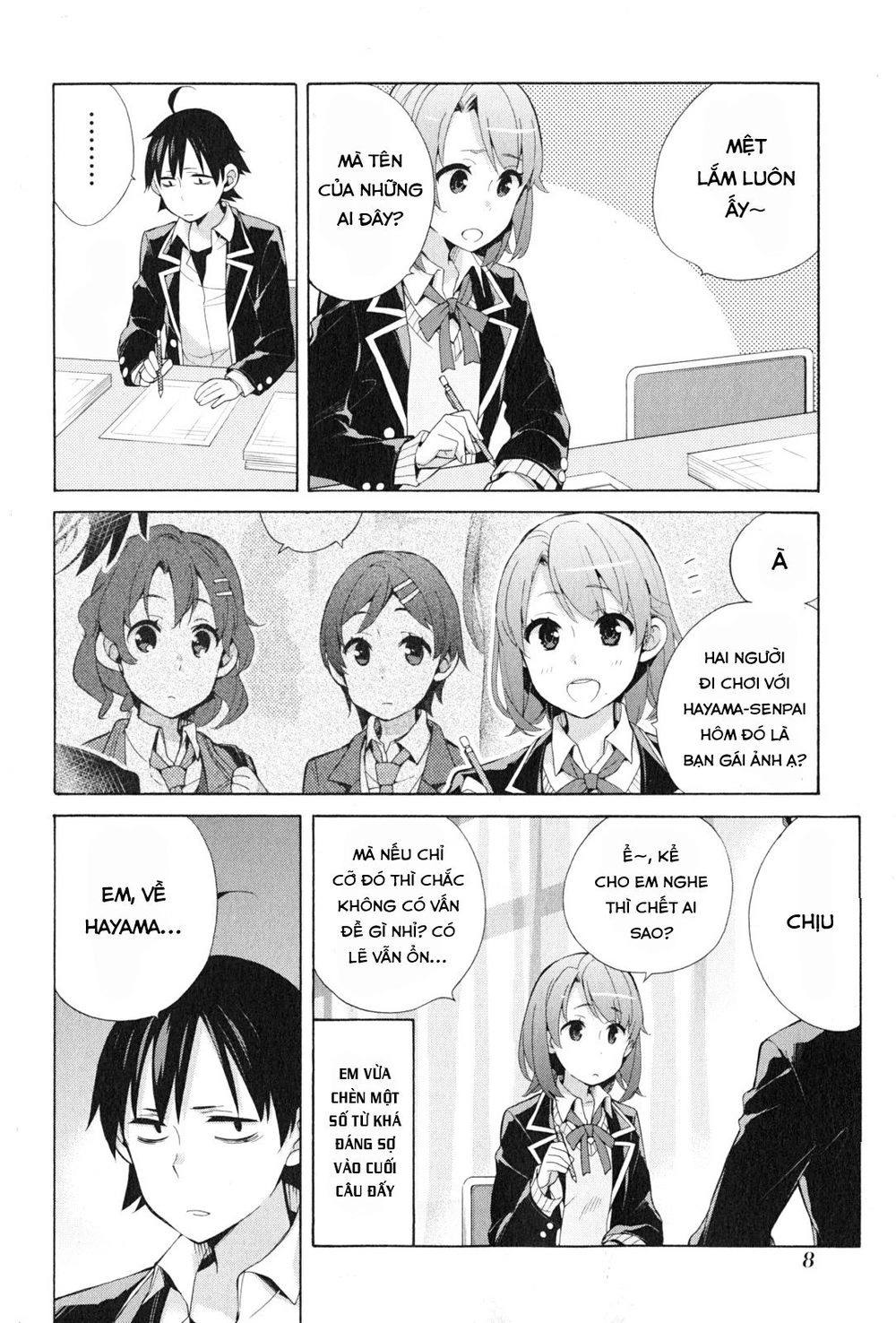 Chuyện Tình Thanh Xuân Bi Hài Của Tôi Quả Nhiên Là Sai Lầm Chapter 34 - 9