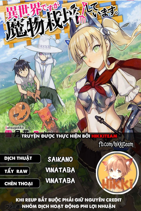 Isekai Desu Ga Mamono Saibai Shiteimasu Chapter 23 - 1