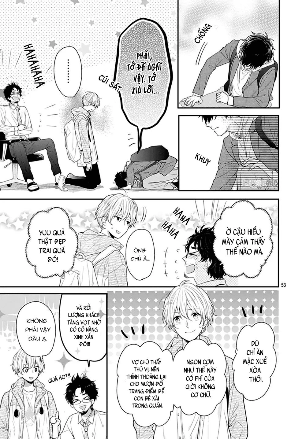 Soko No Koisuru Baitosho-Kun Chapter 1 - 56