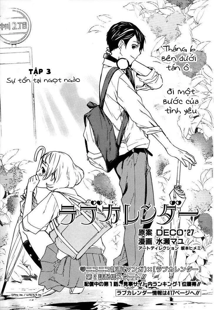 Lịch Tình Yêu Chapter 3 - 4