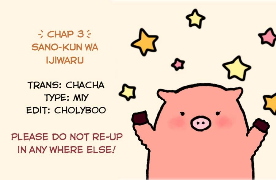 Sano-Kun Wa Ijiwaru Chapter 3 - 1