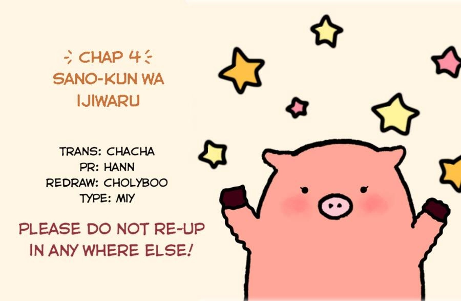 Sano-Kun Wa Ijiwaru Chapter 4 - 1