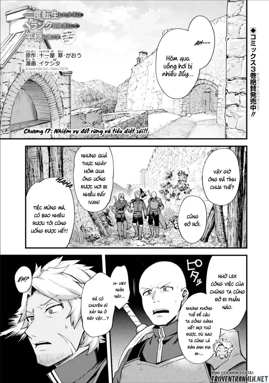 Nido Tensei Shita Shounen Wa S Rank Boukensha Toshite Heion Ni Sugosu-Zense Ga Kenja De Eiyuu Datta Chapter 17 - 3