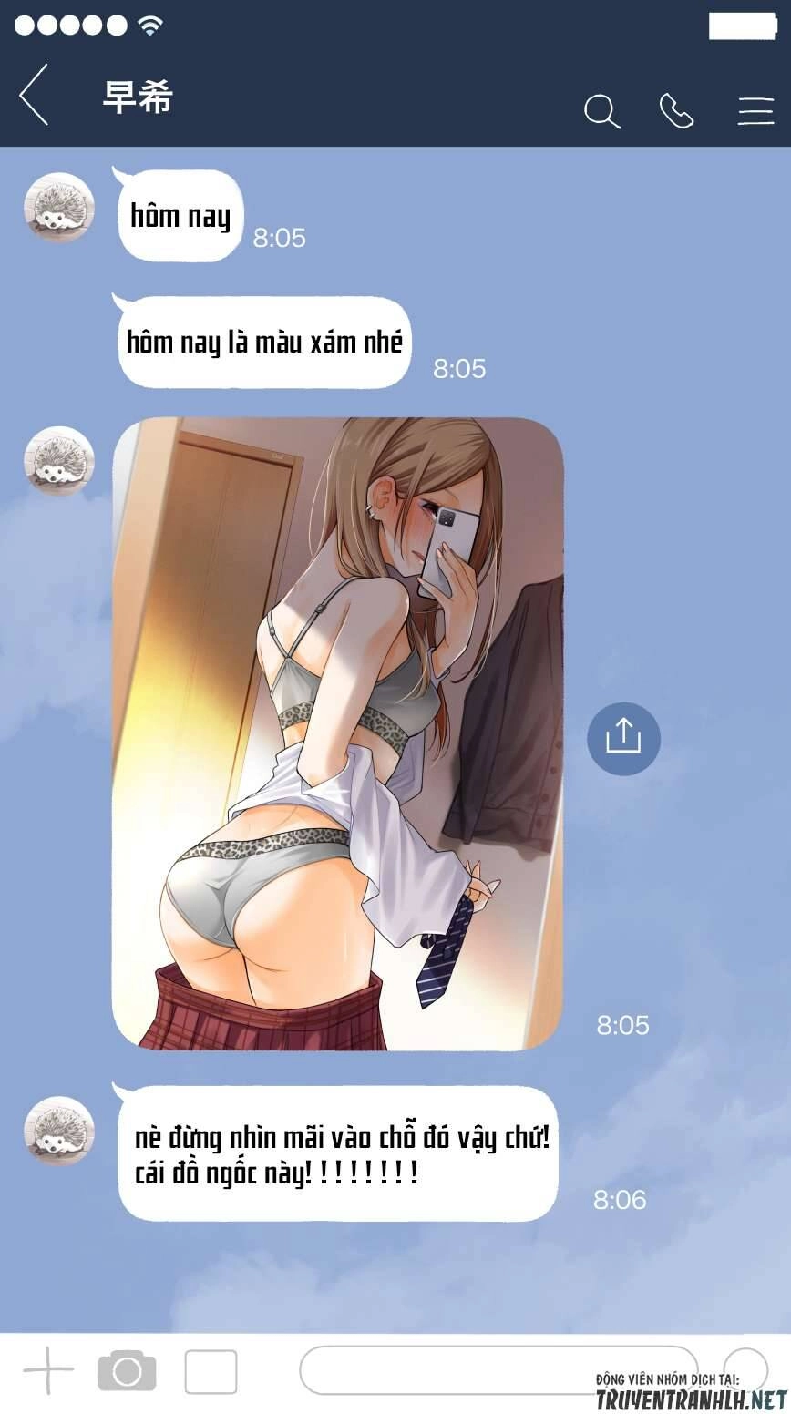 Nhỏ Kouhai Cứ Báo Cáo Màu Sắc Cho Tôi Mỗi Sáng Chapter 8 - 2