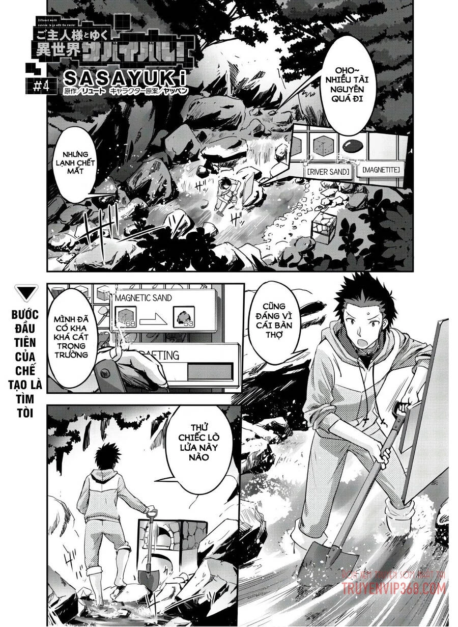 Bậc Thầy Sinh Tồn Được Triệu Hồi Sang Dị Giới Chapter 4 - 3