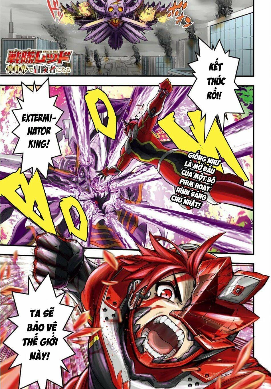 The Red Ranger Becomes An Adventurer In Another World Chapter 1 - 3