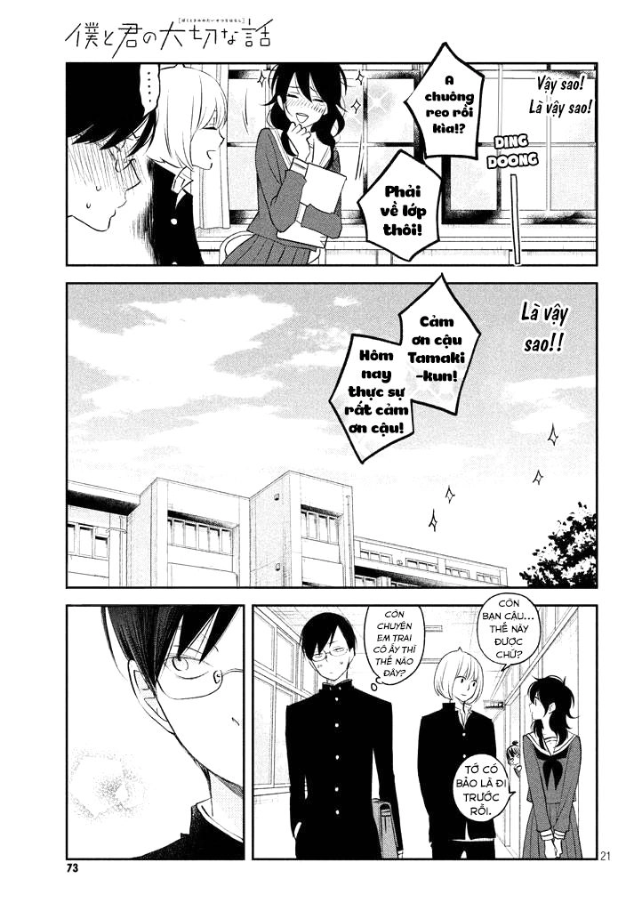 Boku To Kimi No Taisetsu Na Hanashi Chapter 13 - 22