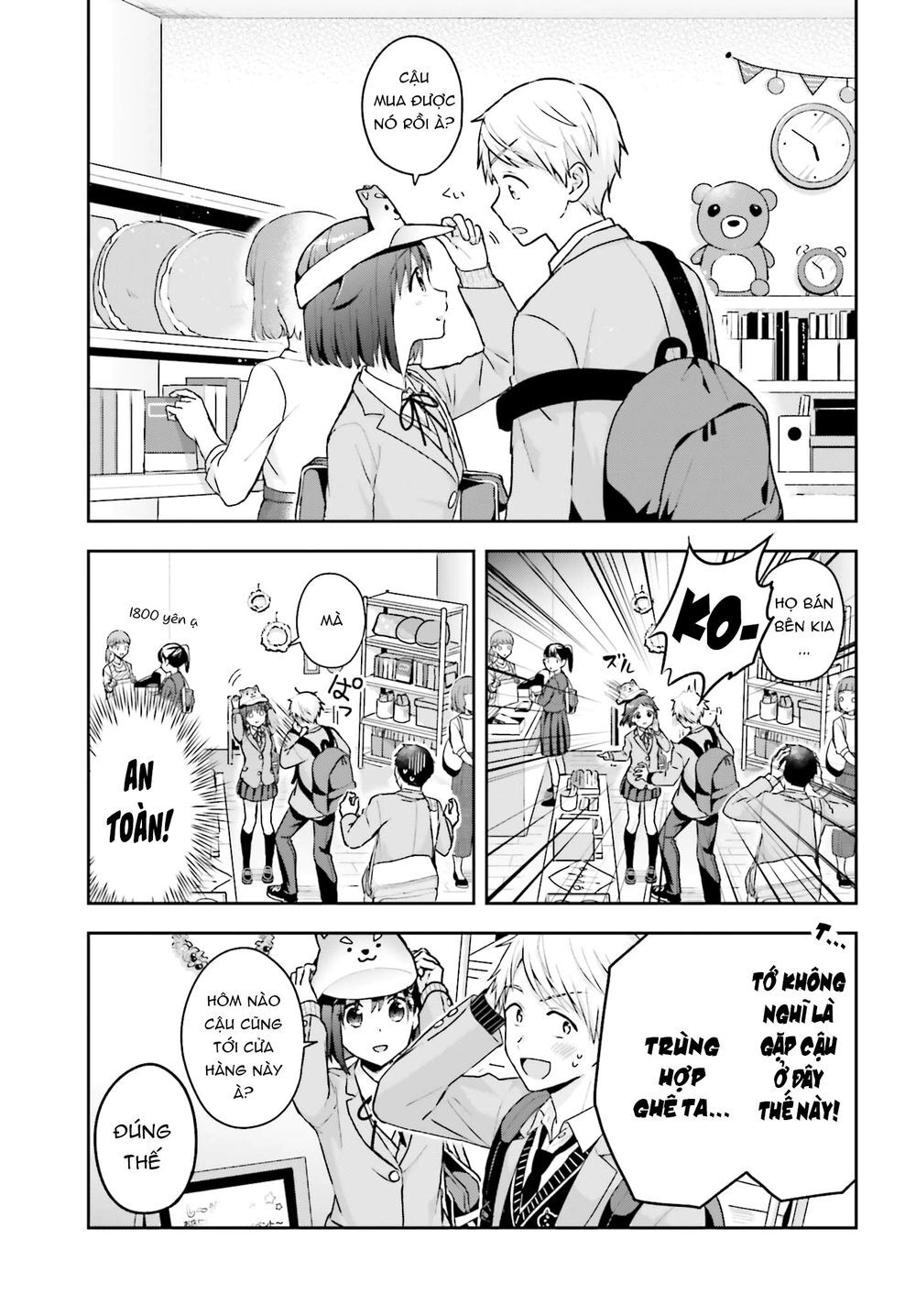 Komori-San Trầm Lặng Và Oobayashi-Kun Ồn Ào Chapter 10 - 5