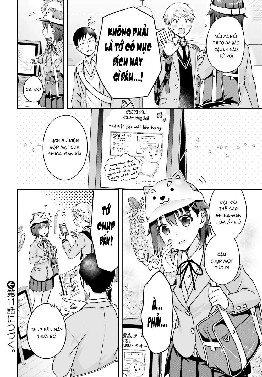 Komori-San Trầm Lặng Và Oobayashi-Kun Ồn Ào Chapter 10 - 6