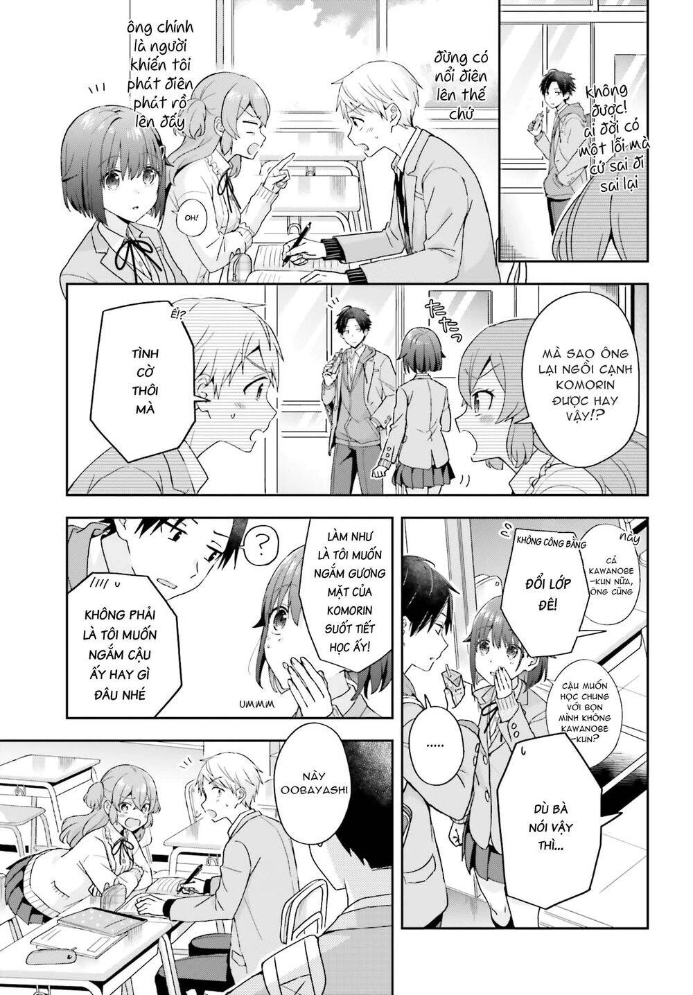 Komori-San Trầm Lặng Và Oobayashi-Kun Ồn Ào Chapter 17 - 4