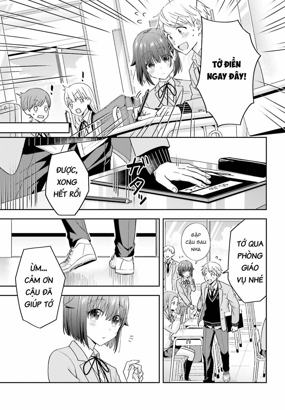 Komori-San Trầm Lặng Và Oobayashi-Kun Ồn Ào Chapter 25 - 5