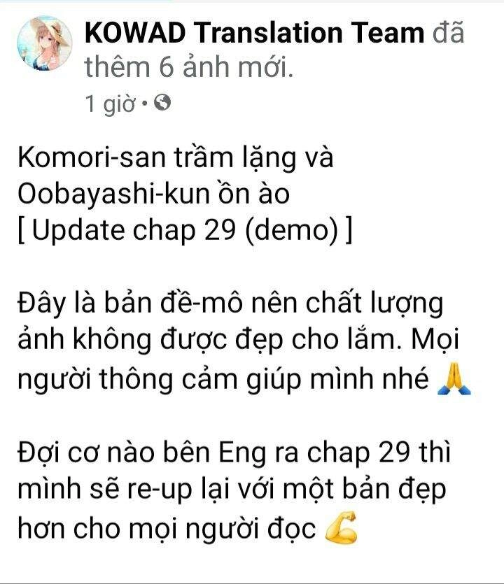 Komori-San Trầm Lặng Và Oobayashi-Kun Ồn Ào Chapter 29 - 7