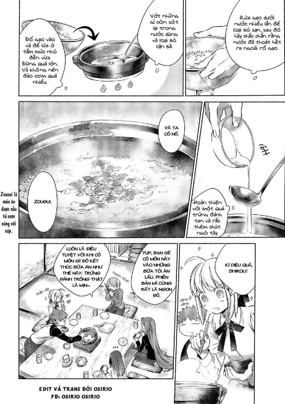 Thực Đơn Hôm Nay Cho Gia Đình Emiya Chapter 1 - 11