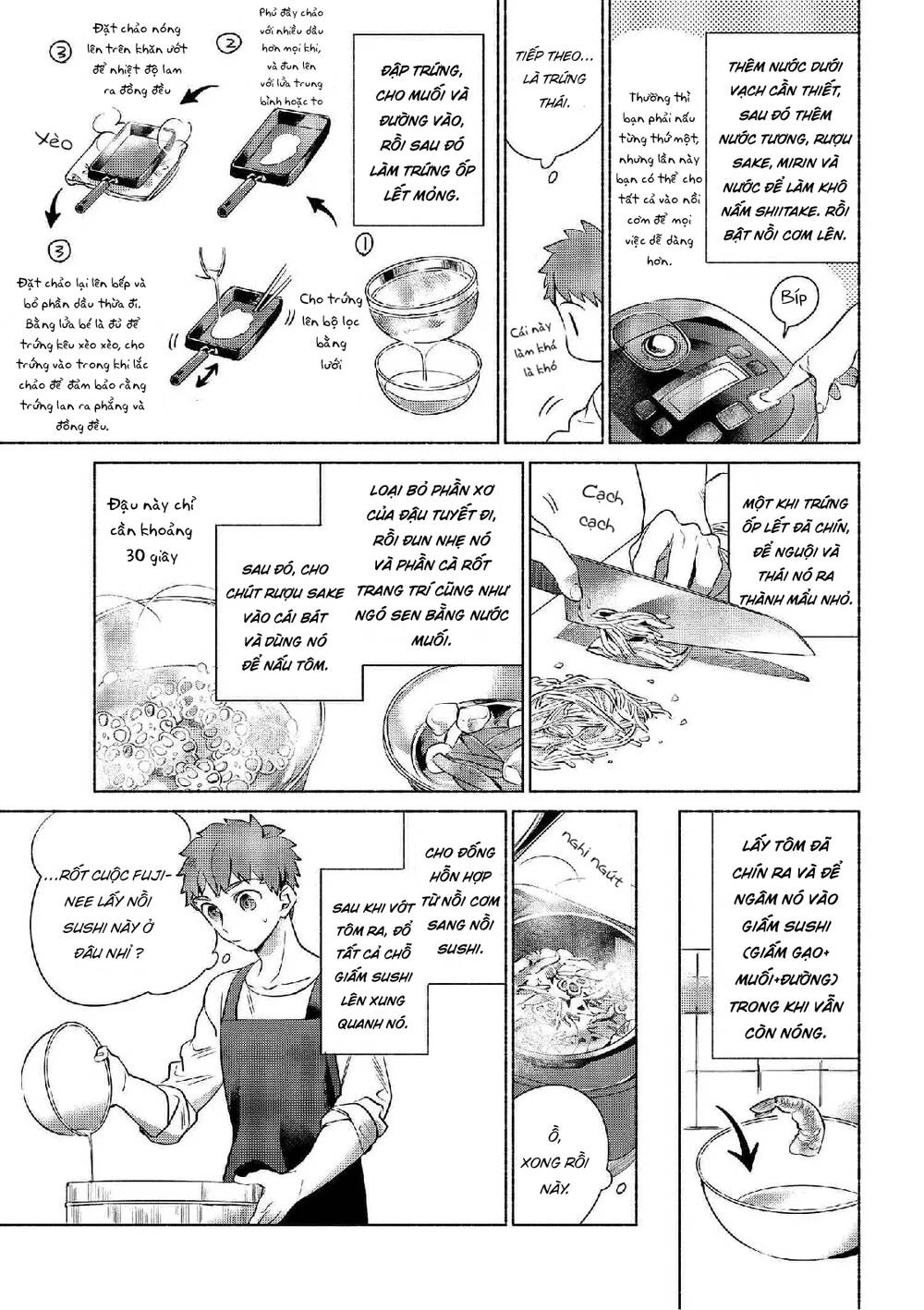 Thực Đơn Hôm Nay Cho Gia Đình Emiya Chapter 3 - 8