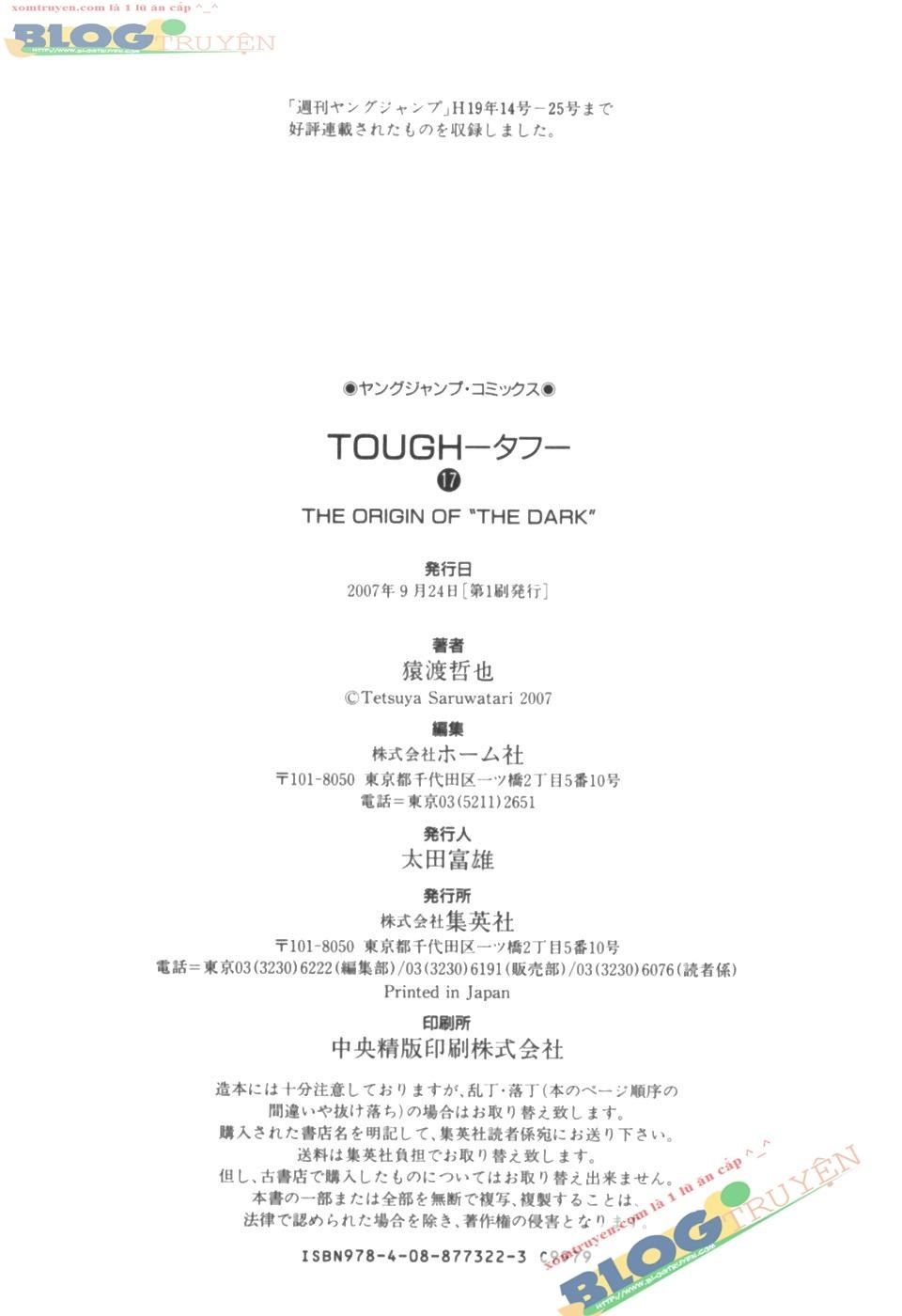 Tough - Miyazawa Kiichi Chapter 181 - 85