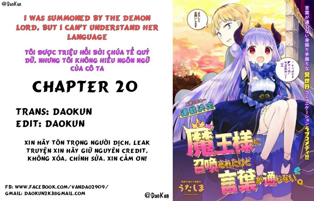 I Was Summoned By The Demon Lord, But I Can't Understand Her Languag Chapter 20 - 1
