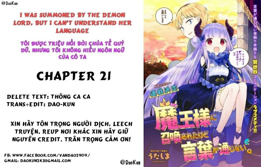I Was Summoned By The Demon Lord, But I Can't Understand Her Languag Chapter 21 - 1