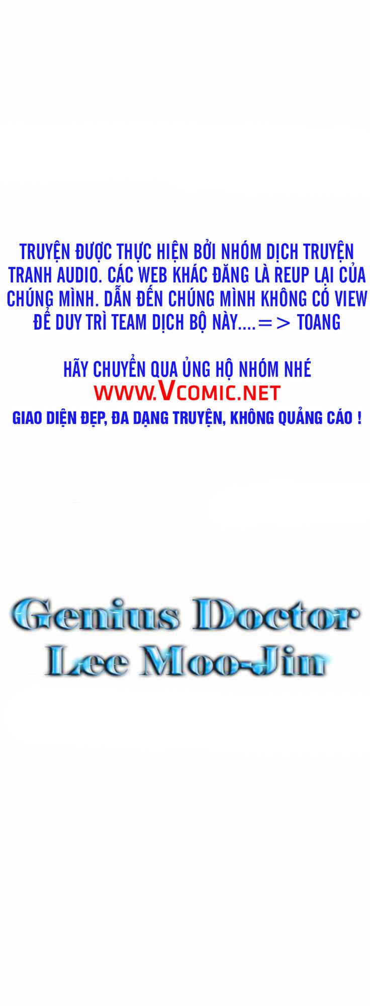 Bác Sĩ Thiên Tài Lee Moojin Chapter 11 - 1