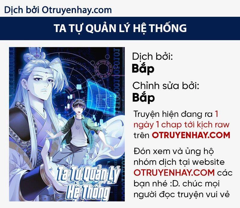 Ta Tự Quản Lý Hệ Thống Chapter 8 - 1