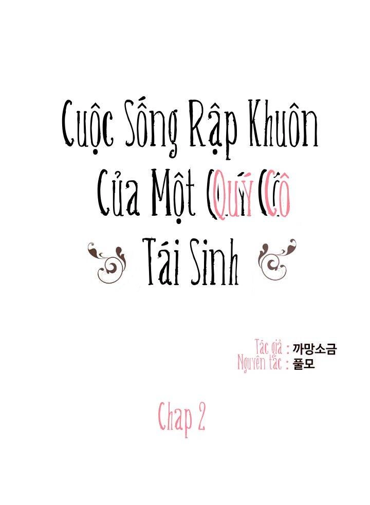 Cuộc Sống Rập Khuôn Của Một Quý Cô Tái Sinh! Chapter 2 - 6